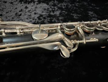 Photo Artley Bass Clarinet Low Eb, Serial #6117383 – Great Student Bass